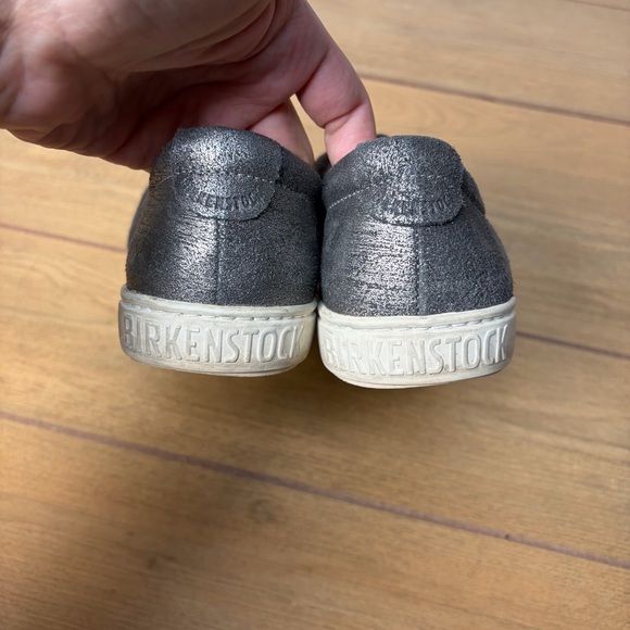 Birkenstock Arran Silver Suede Sneakers - Picture 5 of 7